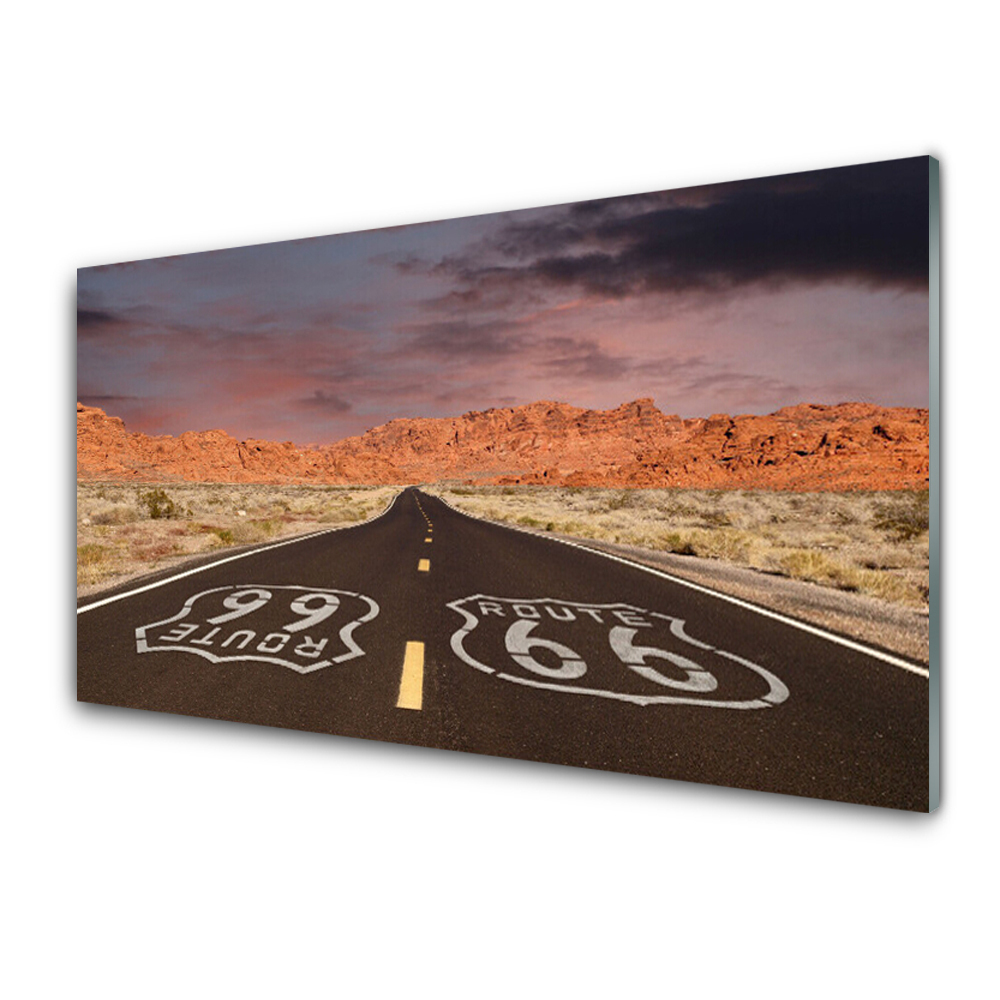 Obraz Szklany Autostrada Route 66