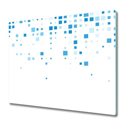 Deska kuchenna Niebieskie sześciany