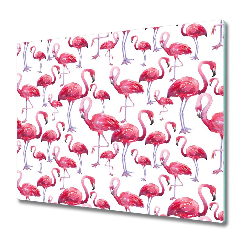 Deska kuchenna Wzór we flamingi