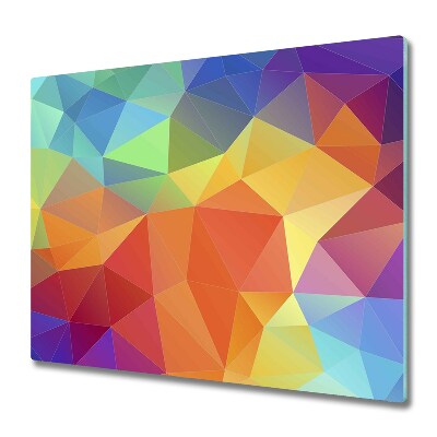 Deska kuchenna Tęczowe geometryczne tło