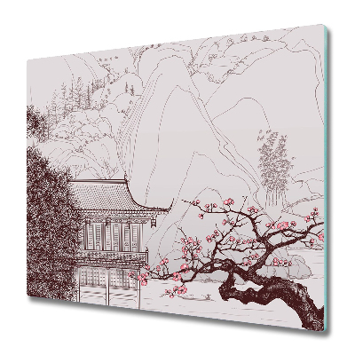 Deska kuchenna Japoński widok