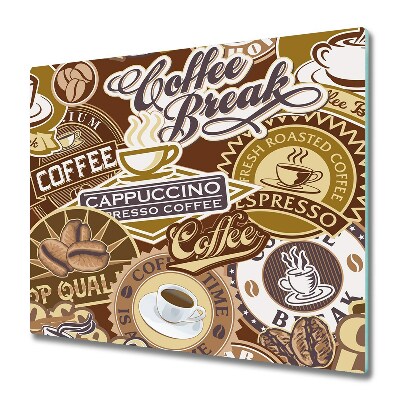 Deska kuchenna Napisy Coffe break