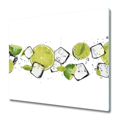 Deska kuchenna Świeże limonki z lodem