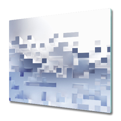 Deska kuchenna Białe pixele