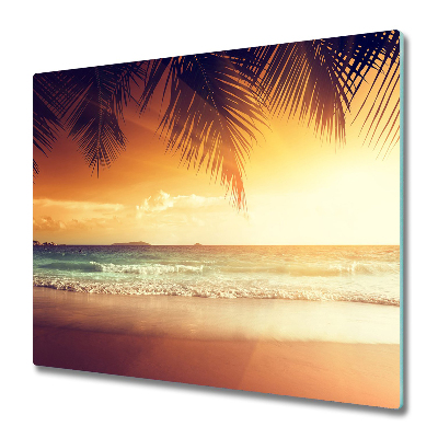 Deska kuchenna Wschód słońca na plaży