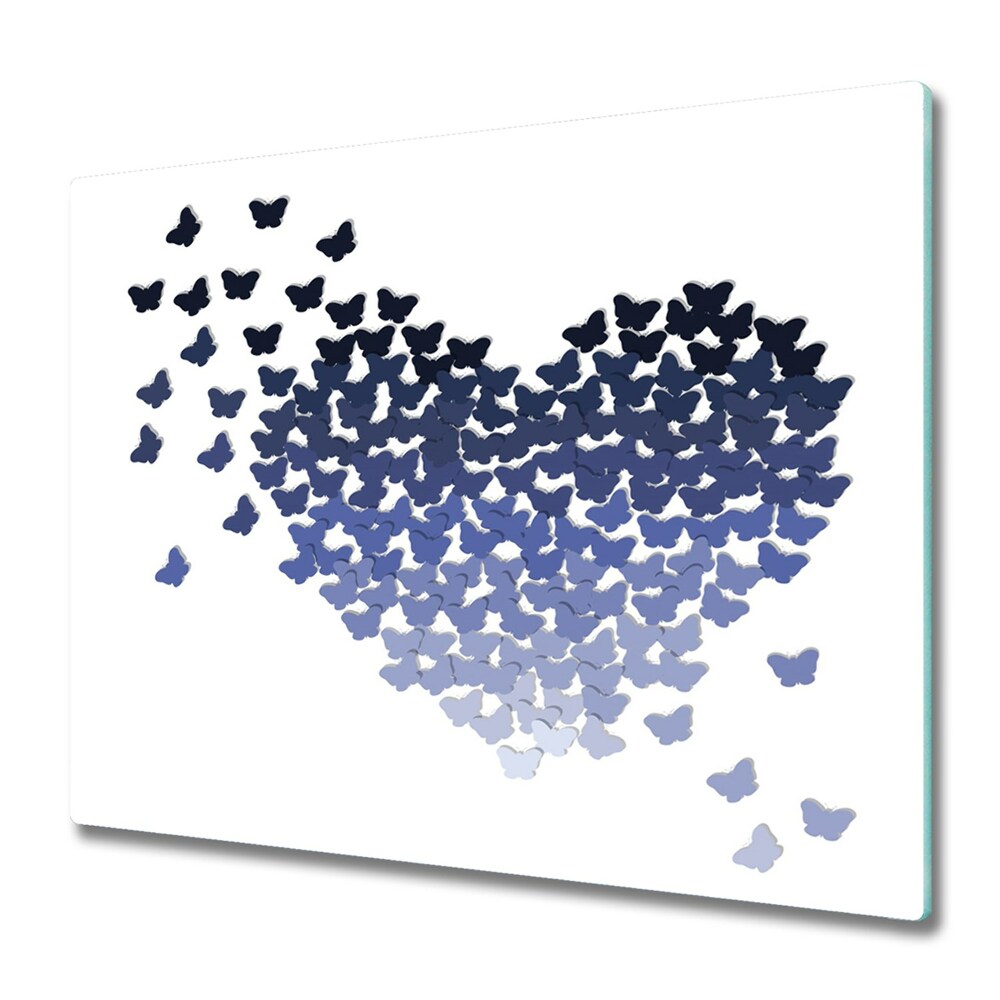 Deska do krojenia Motyle w kształcie serca