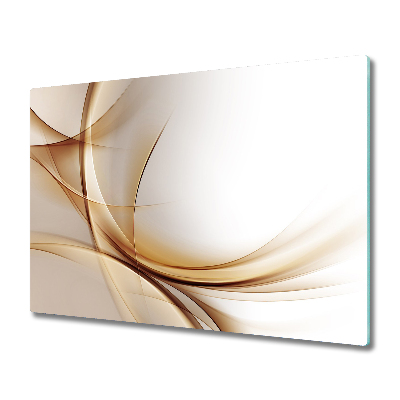 Deska do krojenia Abstrakcja beżowe fale