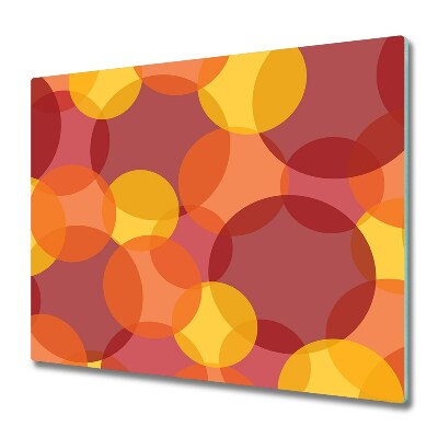 Deska do krojenia Kolorowe czerwone kółka