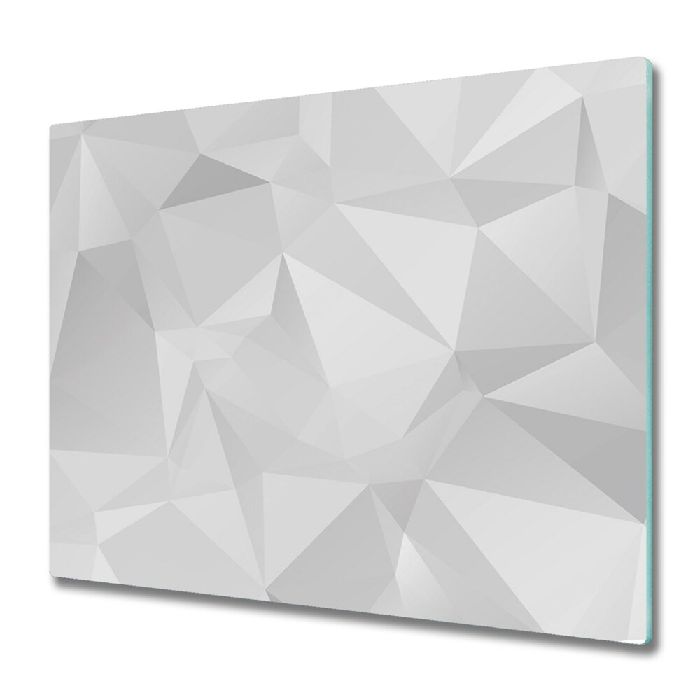 Deska do krojenia Abstrakcja w białe trójkąty