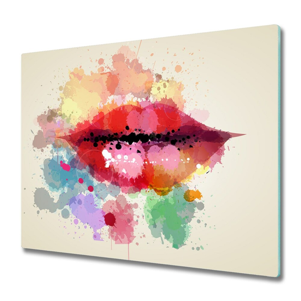 Deska do krojenia Malowane kolorowe usta
