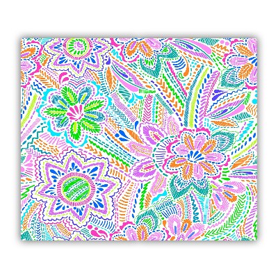 Deska do krojenia Kwiecisty neonowy wzór