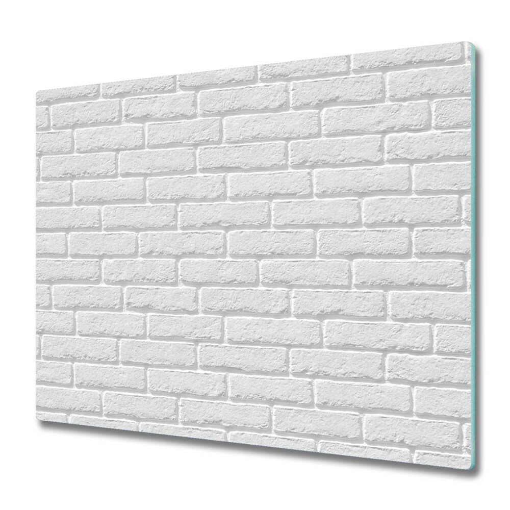 Deska do krojenia Ściana z białych cegieł