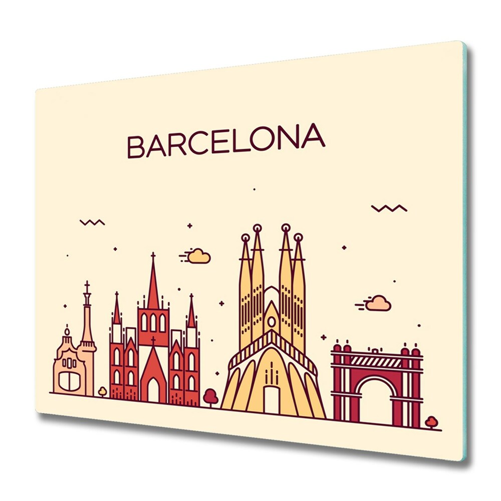 Deska do krojenia Turystyczna Barcelona