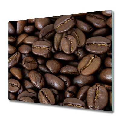 Deska do krojenia Ziarna kawy zbliżenie