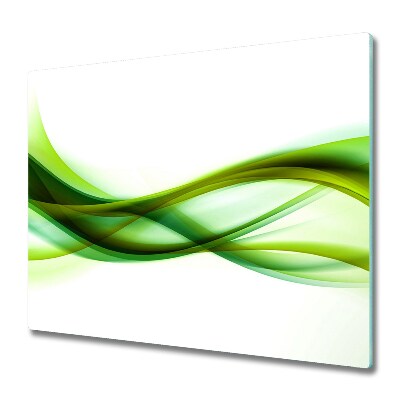 Deska do krojenia Abstrakcyjne zielone fale