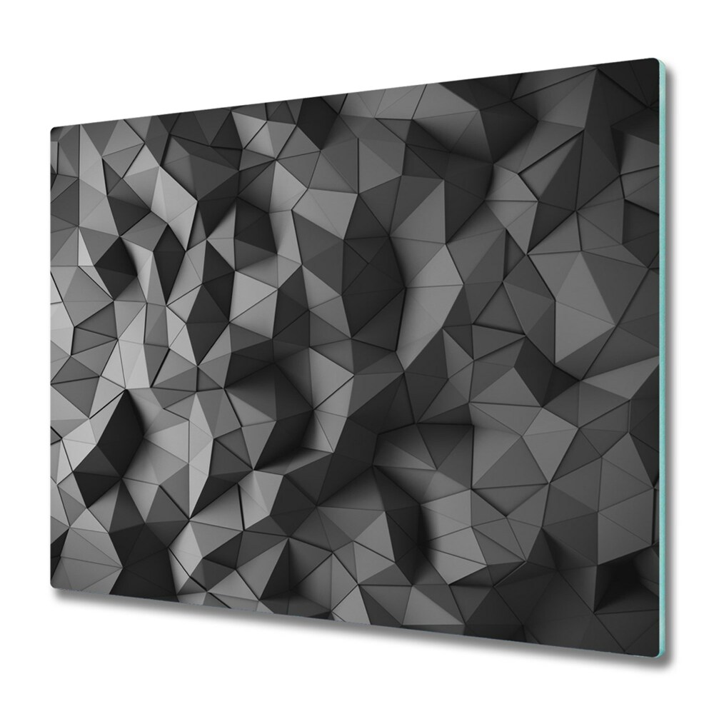 Deska do krojenia Abstrakcyjne czarno szare tło 3D