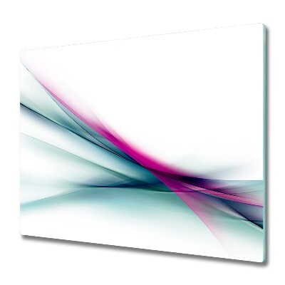 Deska do krojenia Abstrakcja fioletowe i niebieskie linie