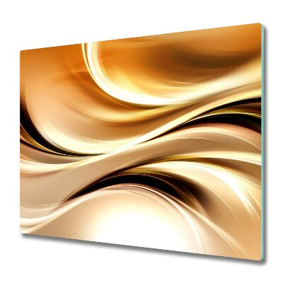 Deska do krojenia Abstrakcyjne złote fale