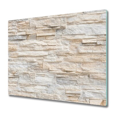 Deska do krojenia Ściana z kamiennych płytek