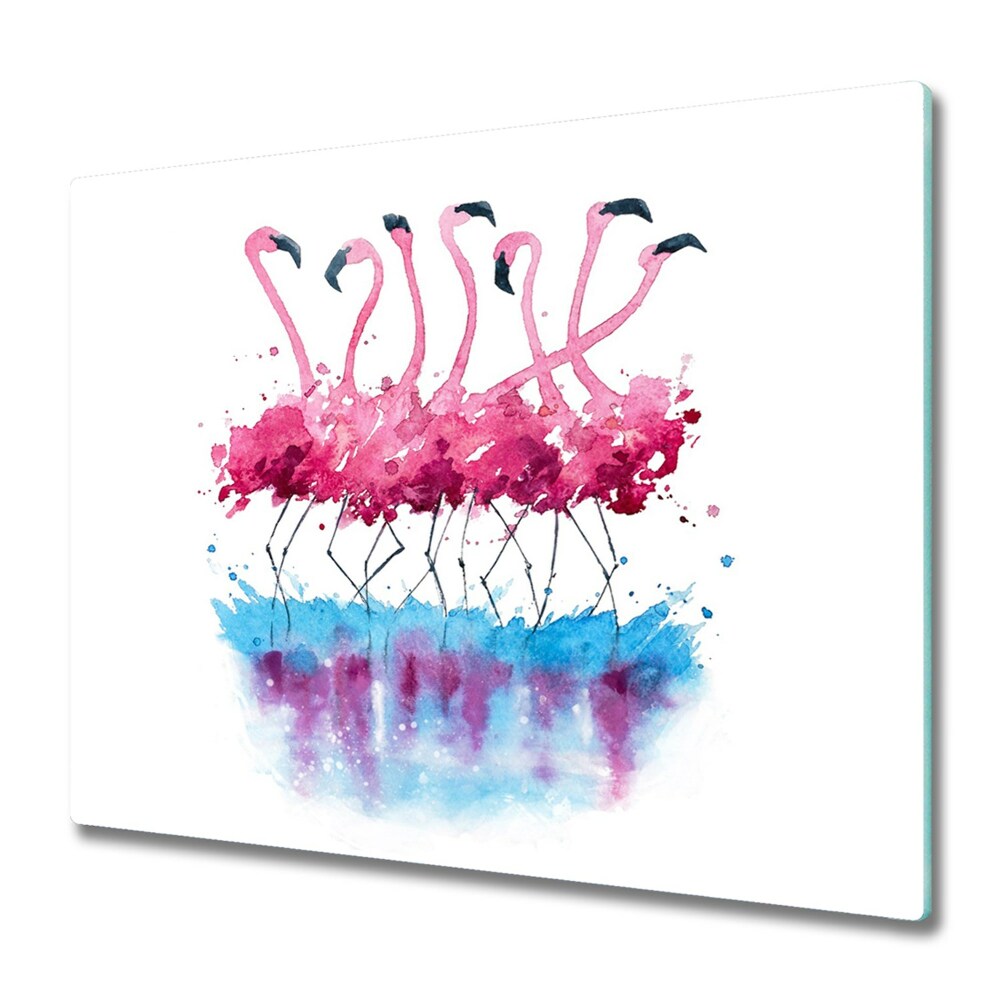 Deska do krojenia Akwarelowe Flamingi