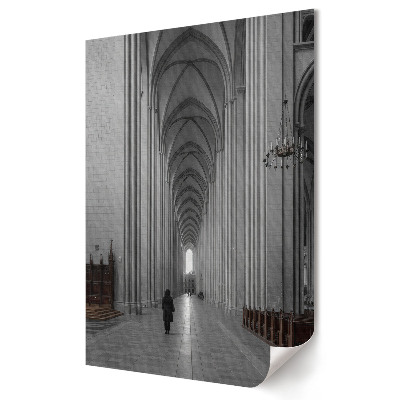 Plakat na materiale polycanvas Spokój w czarno-białej architekturze