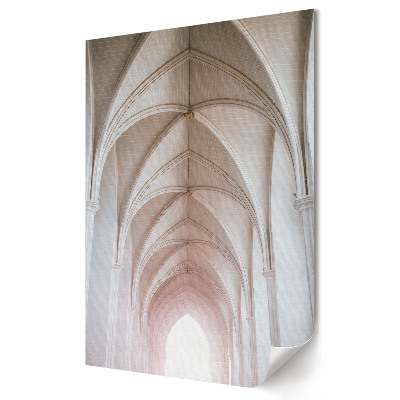 Plakat na materiale polycanvas Elegancja architektury: Białe łuki
