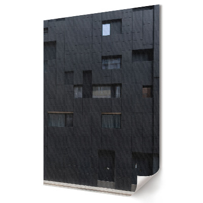Stylowy plakat na ścianę Nowoczesna architektura w odcieniach czerni