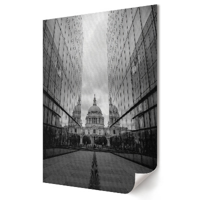 Nowoczesny plakat dekoracyjny Kontrast Architektury St. Paul’s w lustrze