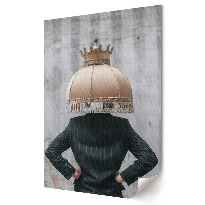 Stylowy plakat na ścianę Lampowa Korona Styl i Absurd