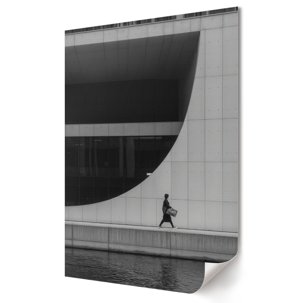 Stylowy plakat na ścianę Elegancja w miejskim pejzażu