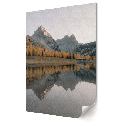 Plakat na materiale polycanvas Górski krajobraz w jesiennych barwach