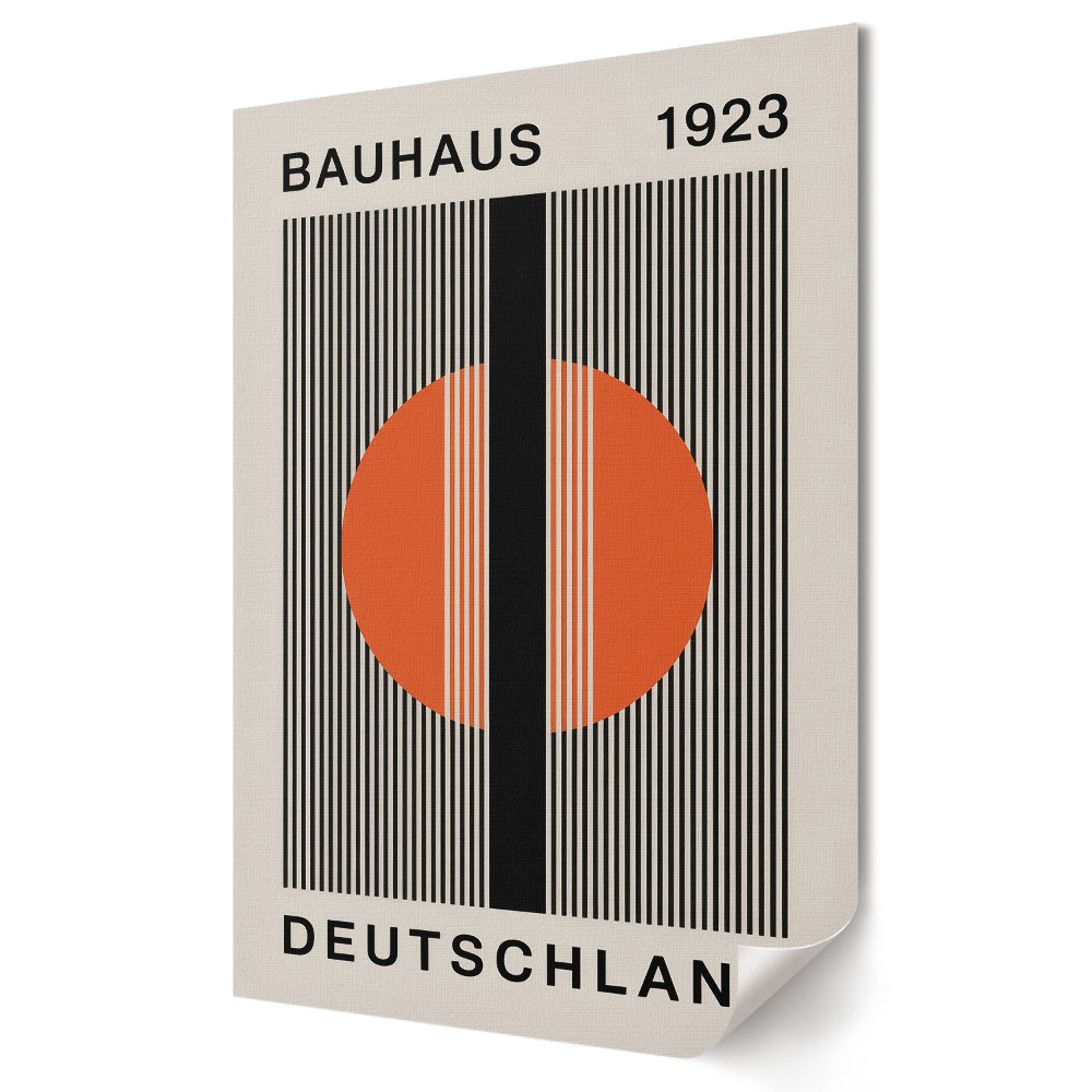 Grafika ścienna na płótnie Bauhaus 1923 Geometria i Kolorystyka