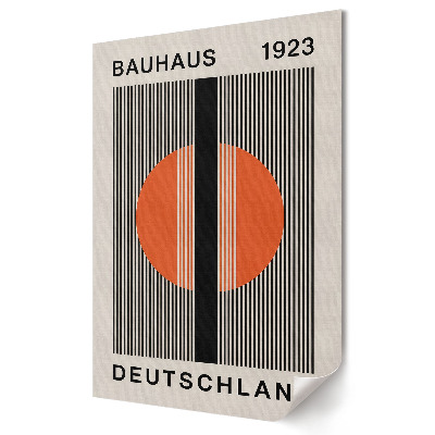 Grafika ścienna na płótnie Bauhaus 1923 Geometria i Kolorystyka