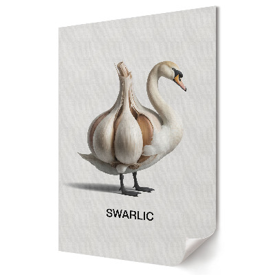 Nowoczesny plakat dekoracyjny Swan Anatomy A Unique Perspective