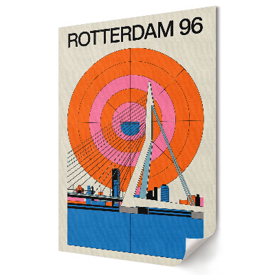 Grafika ścienna na płótnie Nowoczesna architektura Rotterdamu 96