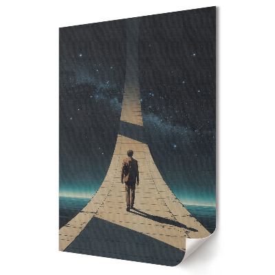 Plakat na materiale polycanvas Droga ku nieskończoności i tajemnicy