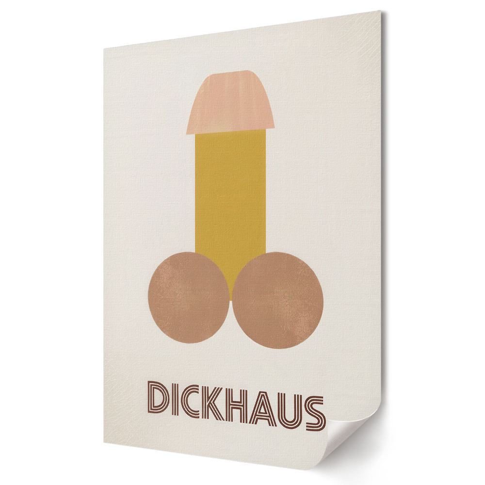Humorystyczna grafika erotyczna na płótnie