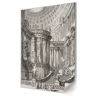 Plakat na materiale polycanvas Wielkość architektury klasycznej w detalach