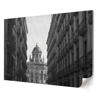 Artystyczny wydruk na płótnie Urok architektury w monochromatycznej scenerii