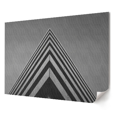 Plakat ścienny premium Geometryczne kształty w monochromatycznej architekturze