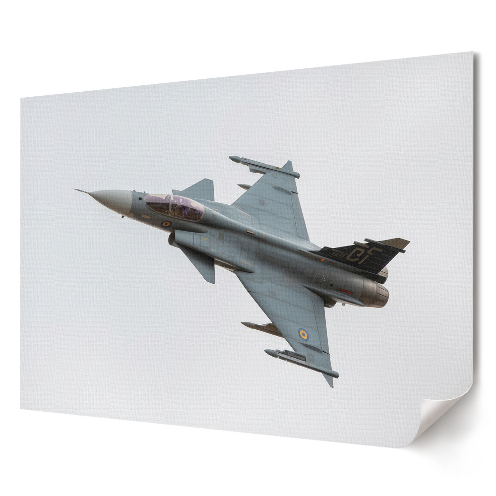 Plakat ścienny premium Nowoczesny myśliwiec w locie