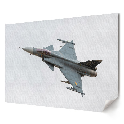 Plakat ścienny premium Nowoczesny myśliwiec w locie