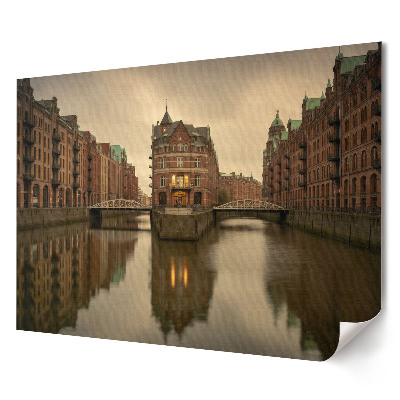 Plakat ścienny premium Zabytkowa architektura nad wodą