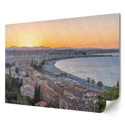 Plakat ścienny premium Zachód słońca nad Niceą
