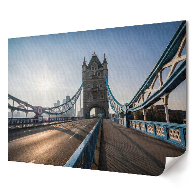 Elegancki plakat do salonu z widokiem na Tower Bridge w Londynie