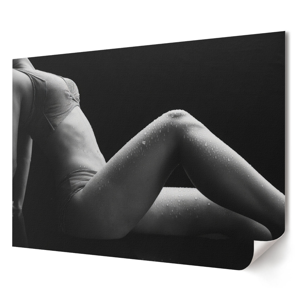 Elegancki plakat do salonu Elegancja w czerni i bieli
