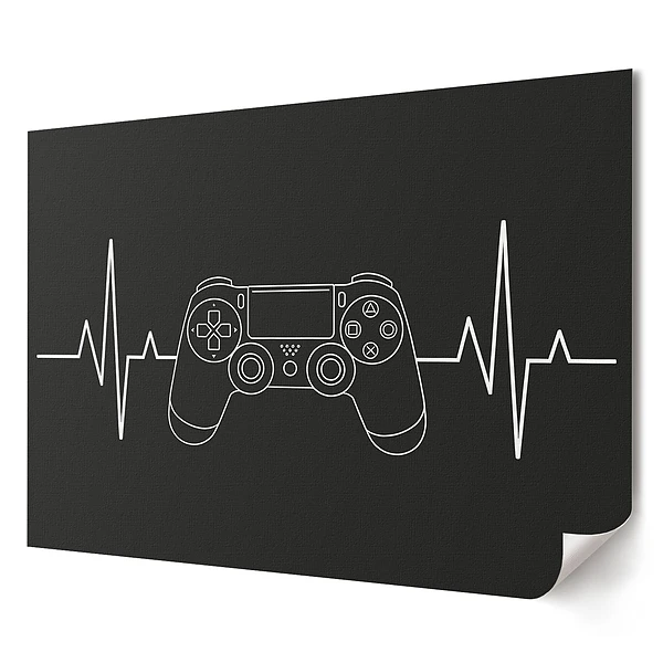 Artystyczny wydruk na płótnie Gaming jako styl życia i pasja