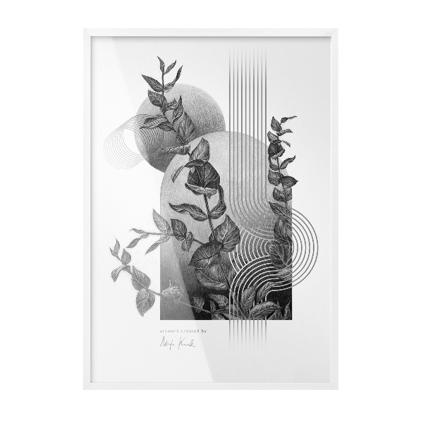 Biała ramka do zdjęć na ścianę 70x100 cm