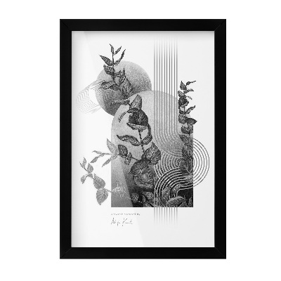 Wisząca ramka na zdjęcia czarna 20x30 cm