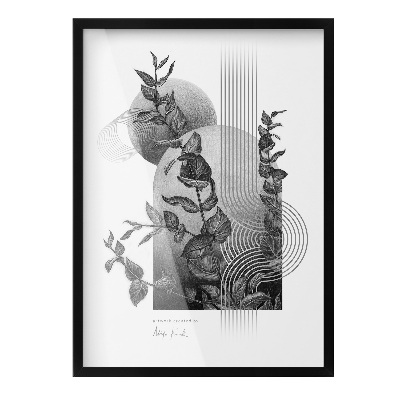 Nowoczesna ramka na zdjęcia czarna 50x70 cm